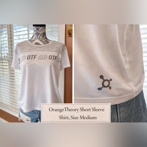 OrangeTheory Fitness OTF White Short Sleeve Performance Shirt